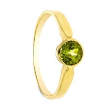 <STRONG>Anillo&nbsp;mujer olivina 4 mm oro amarillo 9k lisa.<BR></STRONG><STRONG>Sortija</STRONG>&nbsp;de <STRONG>mujer</STRONG>